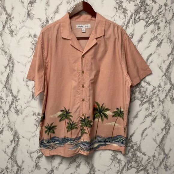 Old Navy Mens Regular Fit Summer Shirts Size L - Picture 4 of 11
